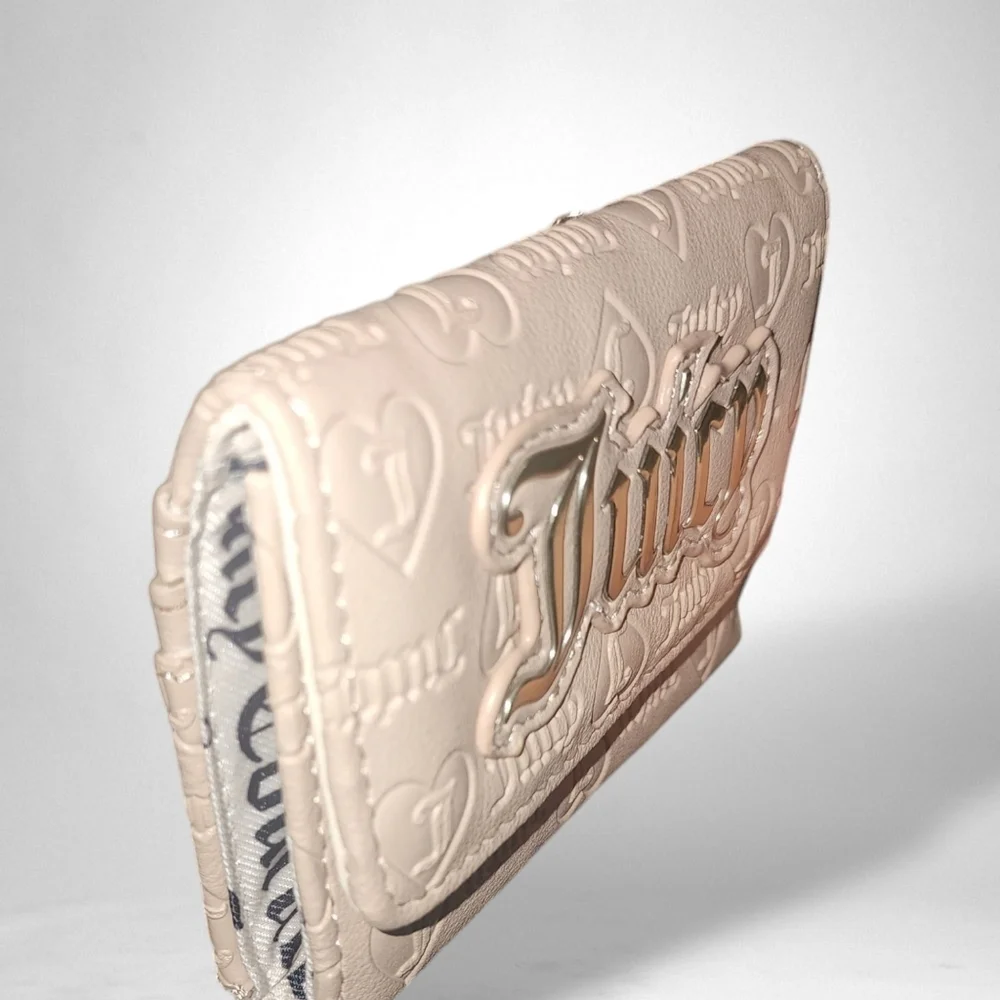 Juicy Couture Cafe Upgrade U Double Sided Trifold Wallet